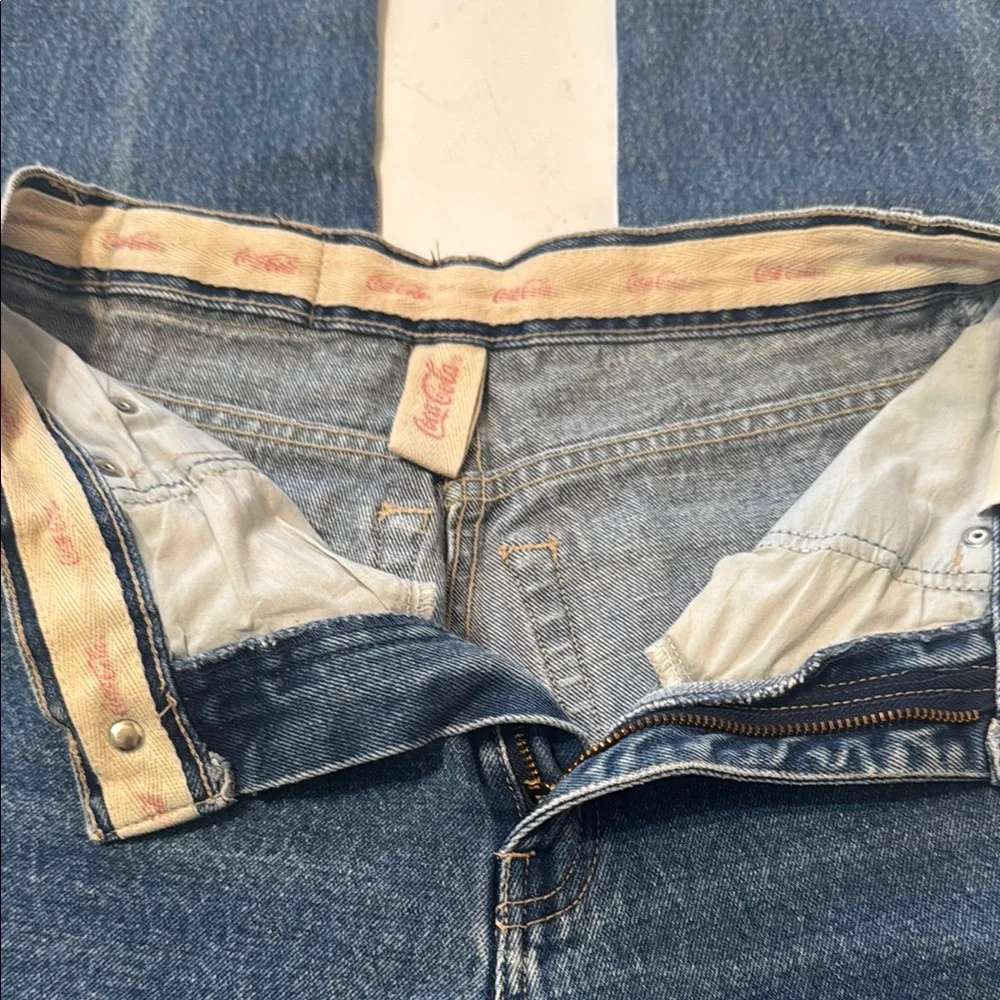 Vintage RARE High Rise Coca Cola Jeans - Picture 8 of 16